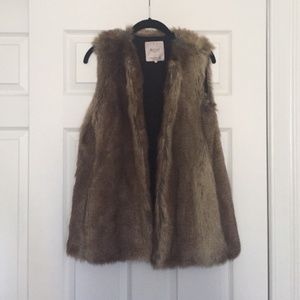 Zara Faux Fur Vest